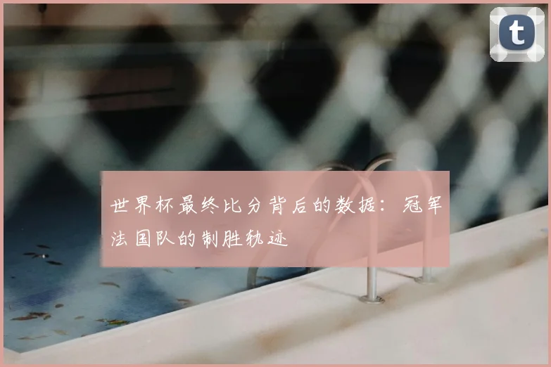 世界杯最终比分背后的数据：冠军法国队的制胜轨迹