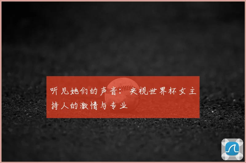 听见她们的声音:央视世界杯女主持人的激情与专业